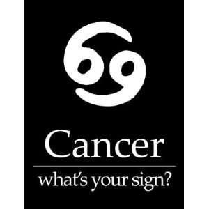  Cancer Zodiac Sign Bumper Sticker   Whats Your Sign 