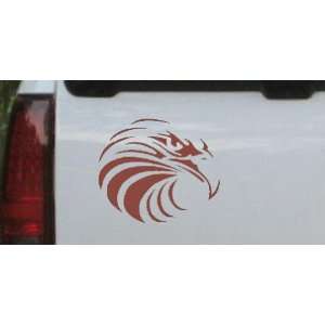 6in X 5.2in Brown    Tribal Eagle Animals Car Window Wall Laptop Decal 