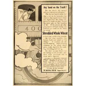  1907 Vintage Ad Shredded Whole Wheat Biscuit Train 