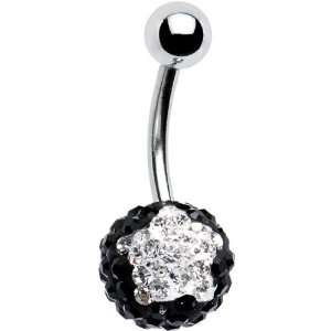    Black Clear Star Preciosa Crystal Evolution Belly Ring Jewelry