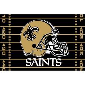 New Orleans Saints Tufted Floor Rug   NFL Football Fan Shop Sports 