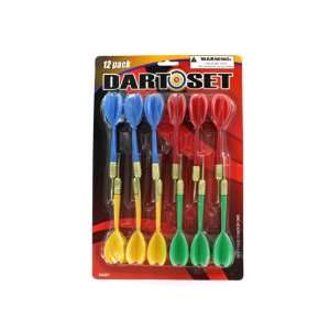  Dart set   Pack of 12 Toys & Games