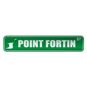   POINT FORTIN ST  STREET SIGN CITY TRINIDAD AND TOBAGO 