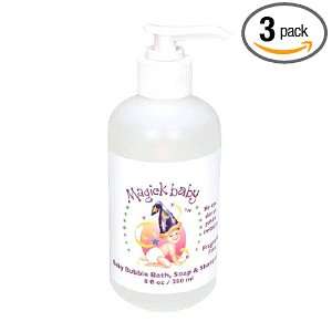  Magick Baby Bubble Bath, Soap & Shampoo, 8 Ounces (Pack of 