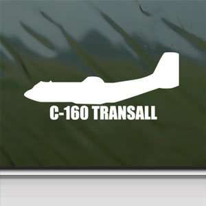  C 160 TRANSALL White Sticker Military Soldier Laptop Vinyl 