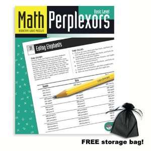 Math Perplexors Basic Level w/Free Storage Bag Toys 