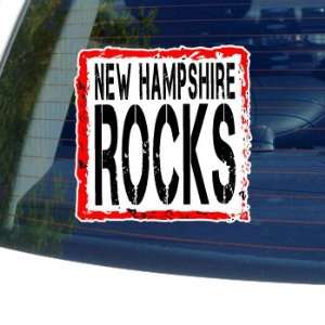 New Hampshire Rocks   Window Bumper Laptop Sticker
