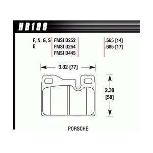  Hawk Performance HB198E.685 Auto Part Automotive