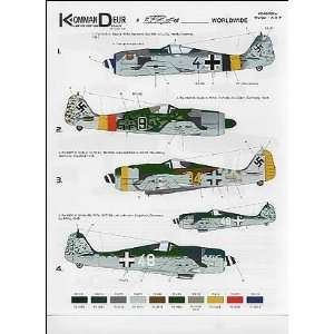  Kommandeur Decals 1/48 FW 190 Decals