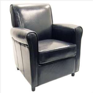  Wholesale Interiors 87844500 Feste Leather Accent Chair 