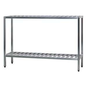  Aluminum T Bar 3 Shelf Rack, 24Wx60Hx42L