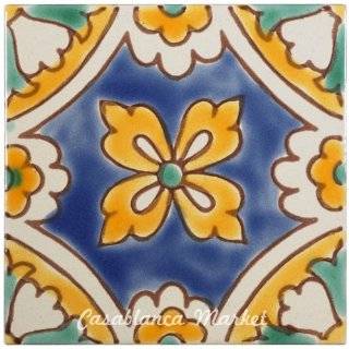 Mediterranean Andalusia Ceramic Tile 4x4 