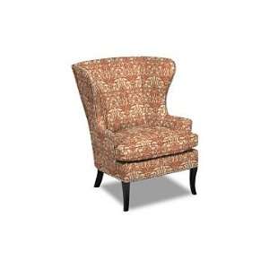  Williams Sonoma Home Chelsea Wing Chair, Damask Swirl 