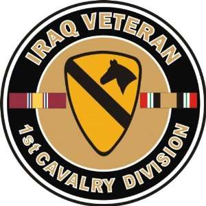  US Army Iraq Veteran 1st Cavalry Division Decal Sticker 5 