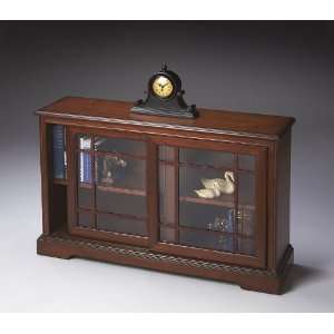  Butler Specialty Antique Cherry Bookcase Console   3043011 