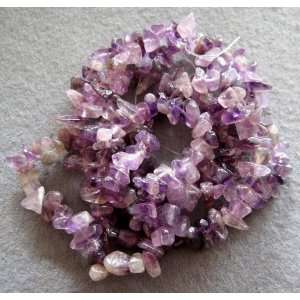  Purple Glass Beads Strand 