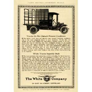  1911 Ad White Company Antique Trucks Cleveland Ohio 