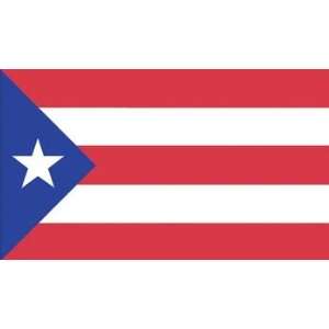  Valley Forge Nylon Puerto Rico National Flag, measures 3 