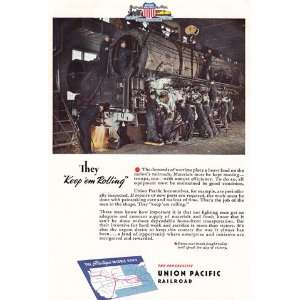   Pacific Railroad Keep em Rolling Union Pacific Railroad Books