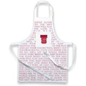 North Carolina State Wolfpack NCAA Fight Song Apron  
