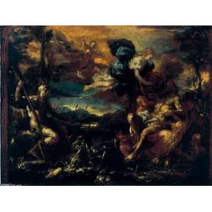     Luca Giordano   32 x 24 inches   Enea Immortalized