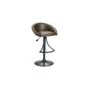  Hillsdale Oxford Adjustable Stool in Black with Brown 