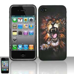 Rubberized phone case with a tiger design that fits onto your Verizon 