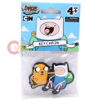 Adventure Time Finn & Jake Rubber Key Chain  Licensed  