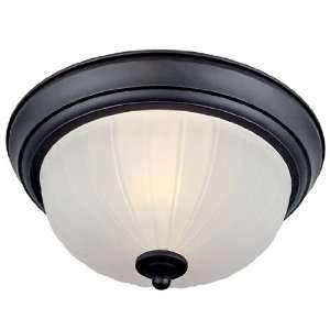  Lighting 7111 07 Bronze Home Basics 2 Light 120W Flushmount Ceiling 