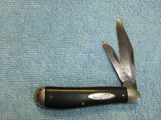   PocketEze 2 Blade Knife, Script Shuredge + Robeson Co Cutlery on Tangs