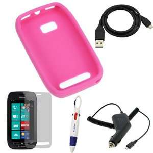   Sync Data Cable + Pen with 4 Colors for T Mobile Nokia Lumia 710 Cell