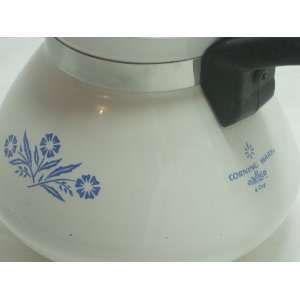   Vintage Corningware Cornflower Blue 6 Cup Coffee Pot 