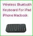 Ultrathin Mobile Bluetooth Wireless Keyboard Dock Front Case for Apple 