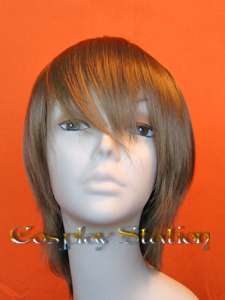 Death Note Light Yagami Kira Brown Cosplay Wig_wig027  