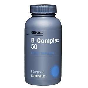  GNC B Complex 50, Capsules, 100 ea