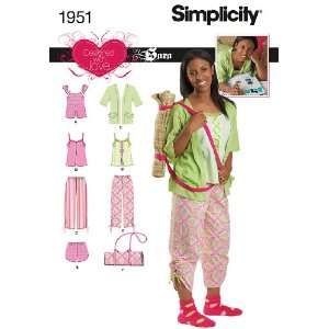  Simplicity Designed with Love By Sara Sewing Pattern 1951 Girls 