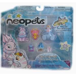  Neopets Collector Figure Pack with Faerie Cybunny, Striped 