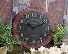 Shabby Paris Chic Wooden Clock Home Decor Tan  