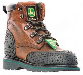MENS JOHN DEERE BOOTS 6 SAFETY TOE LACE UP WORK SIZES  