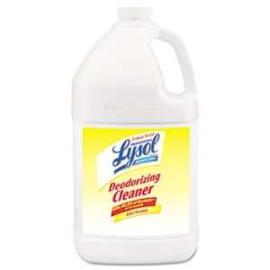   Deodorizing Cleaner, 1 gal. Bottle, Concentrate, Lemon, 4/Carton