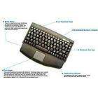 adesso ack 540ub mini touch keyboard with touchpad usb black