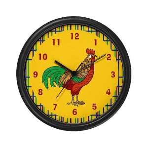  Rooster Animal Wall Clock by 