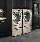 GE Profile Frontload Metallic Gold WASHER DRYER & Peds