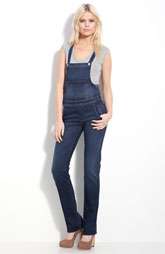 MOTHER Sweetheart Stretch Denim Overalls (Stardust Wash) Was $250 