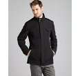 Zegna black nylon zip up windbreaker jacket  