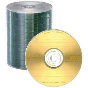   7GB 8x 24 Kt. Gold DVD R with Logo   100pk Spindle Electronics