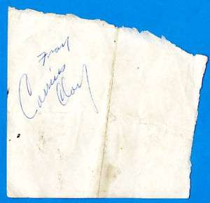1962 Cassius Clay Vintage Signature (Muhammad Ali)  
