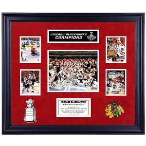  2010 Stanley Cup Champions Framed Collage with Logo