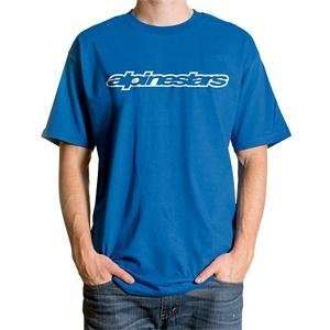  Alpinestars Spelled Out T Shirt   2X Large/Blue 