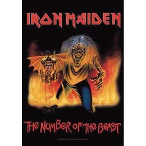  Iron Maiden Number of the Beast Fabric Poster